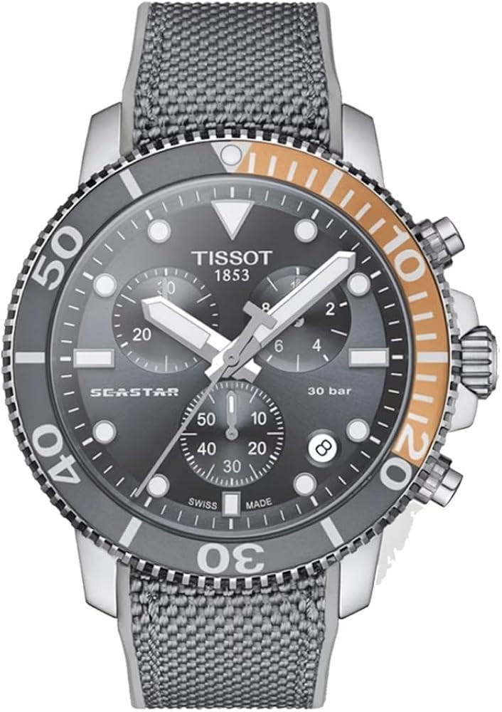 Tissot Seastar 1000 Chronograph Quartz Grey Dial Men Watch T120.417.17.081.01