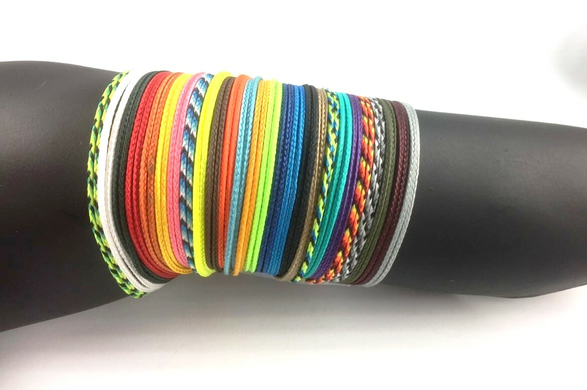 Handmade Micro Cord BROcelet Bracelet Single String Surfer Knot Closing Wrist
