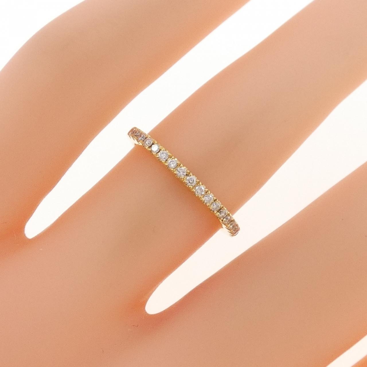 Authentic 18K Yellow Gold Diamond Ring 0.14CT #230-000-581-6025