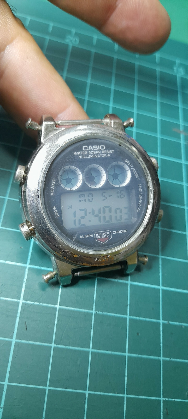 Casio RARE Trigraph G-2000 Module 2161 G-Shock Vintage Japan Screw-down Caseback
