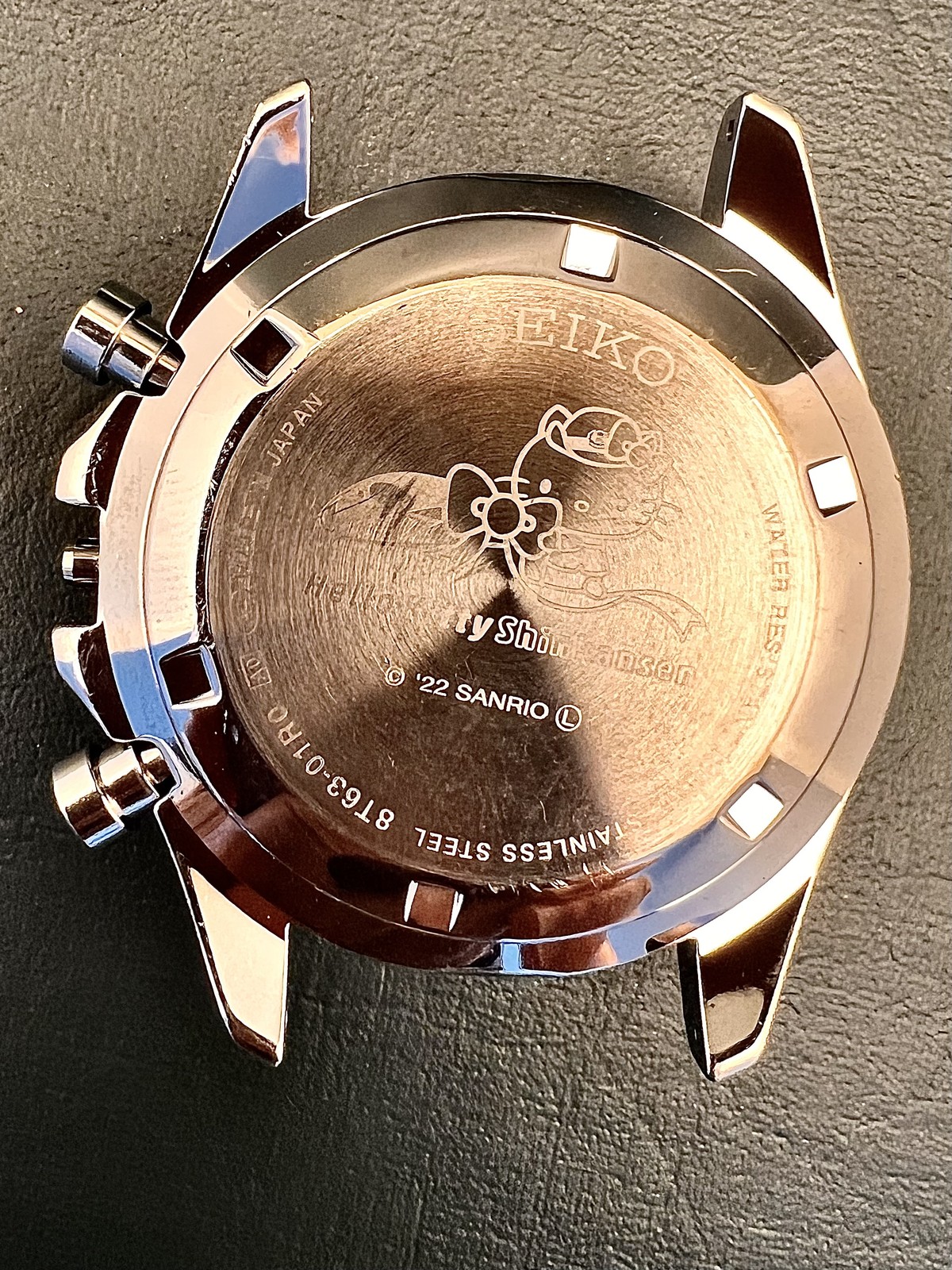 Seiko Hello Kitty Shinkansen Case Assembly Parts 8T63-01R0 Chronograph Original