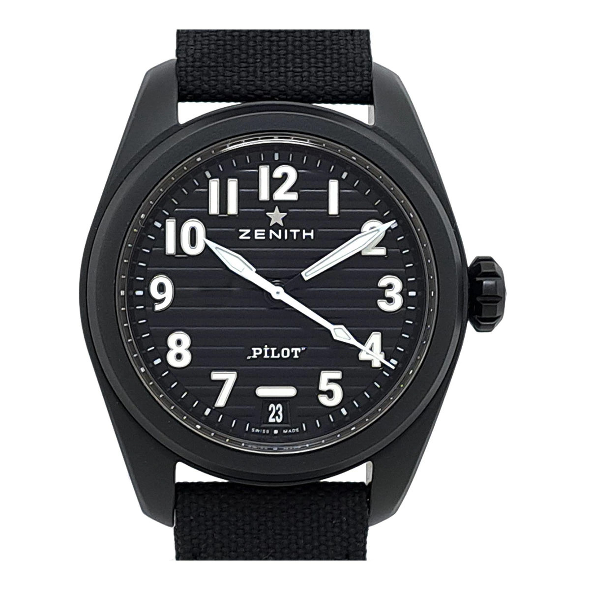 ZENITH 49.4000.3620/21.I001 Black Case Size 40mm Men’s Used Watch #71015