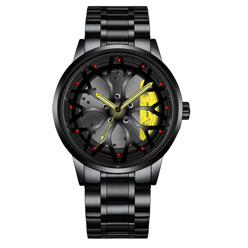 Luxury Men’s Sports Waterproof Quartz Watch with Stainless Steel Design