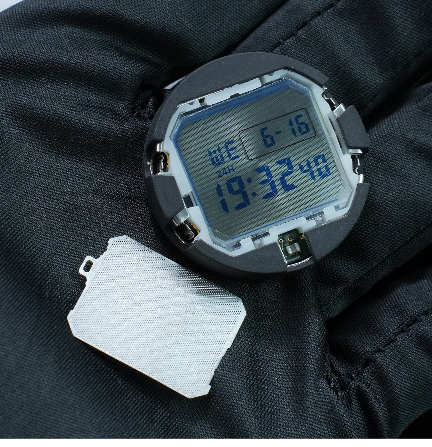 For Casio DW-5600 AE-1200 F-91W Display screen Metal Mesh Sunray Texture Mesh