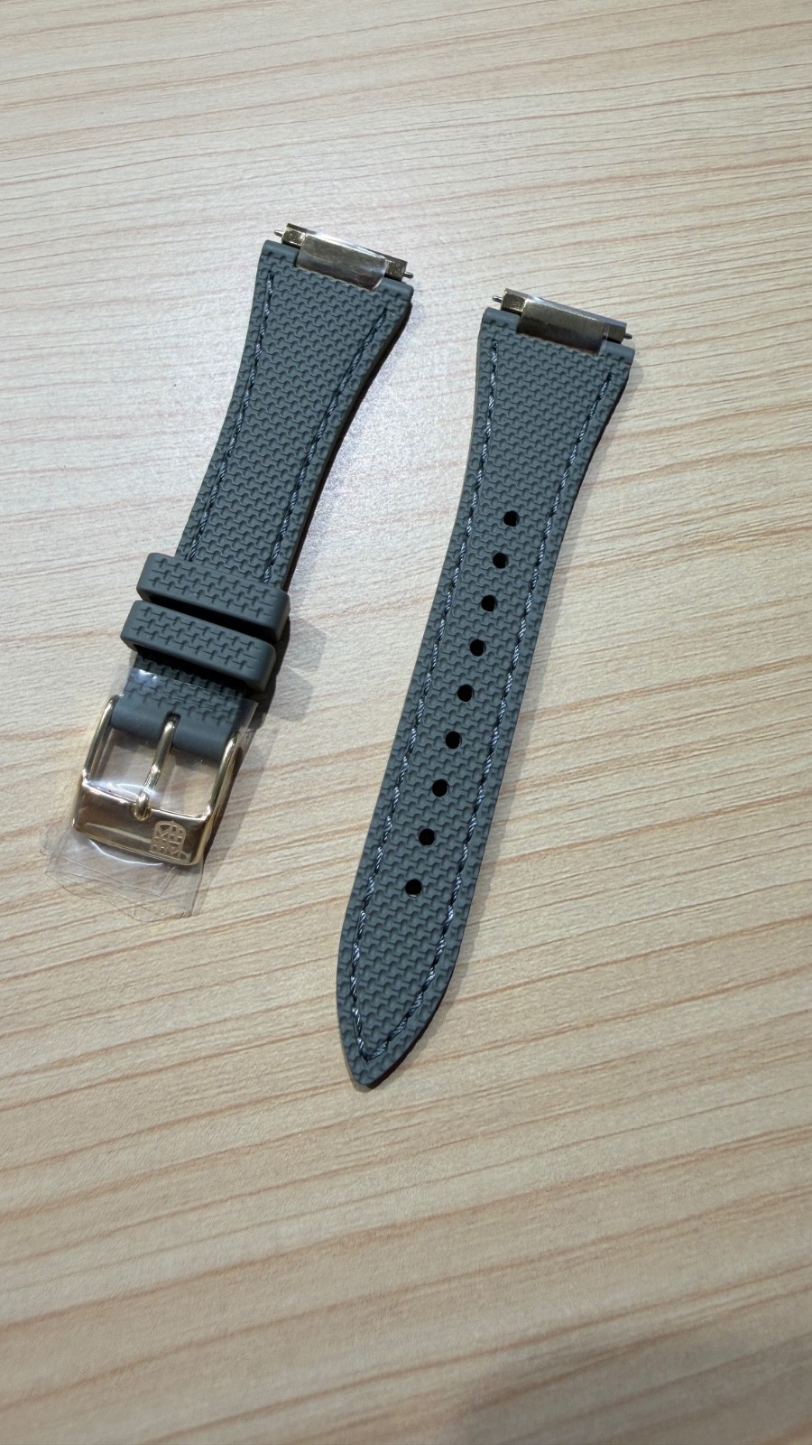 21.5mm genue frederique constant green rubber band fc-310mpwd2nhd5b