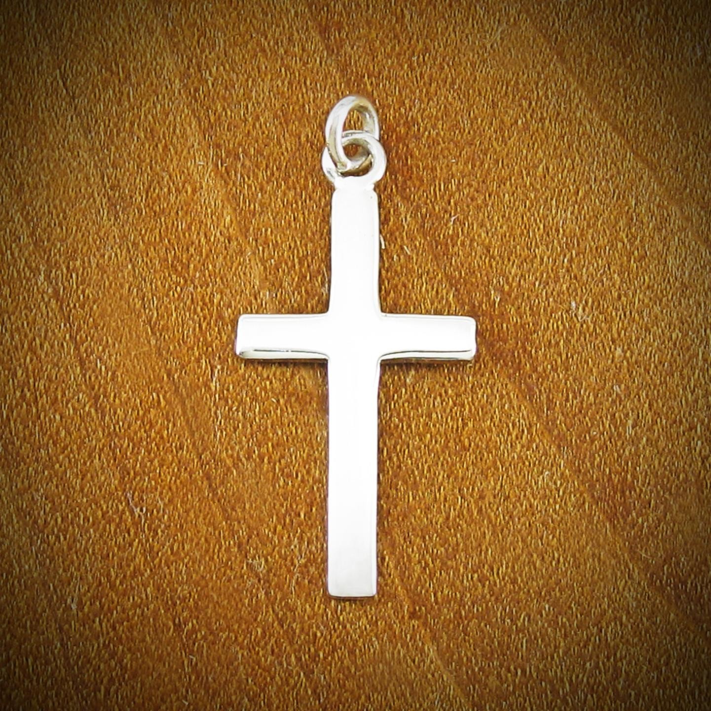 BASIC Cross Pendant – ‘925’ Sterling Silver – CHAIN CHOICE!