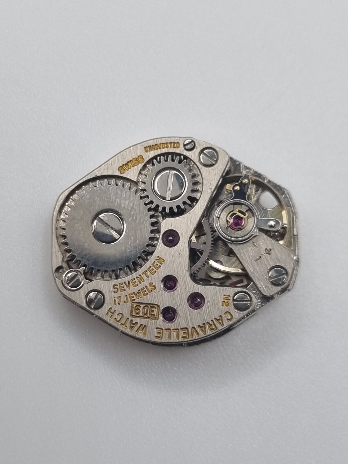 Cal. 309 FHF ST 69-21 Caravelle Manual Wind Watch Movement 17J Swiss Untested