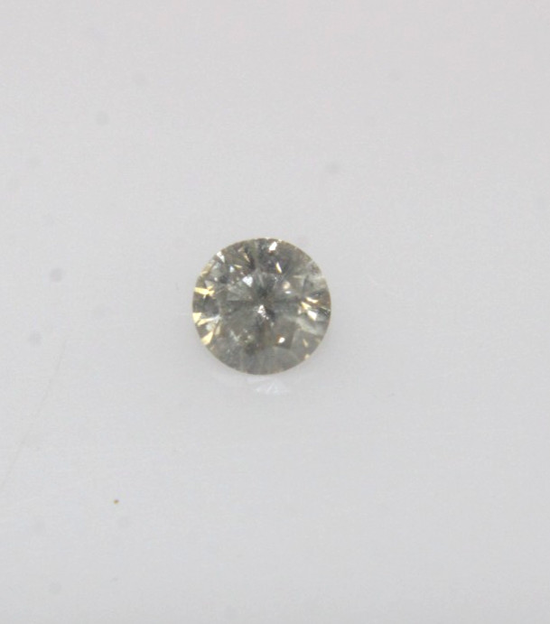 0.11 CTS YELLOW COLOR ROUND SHAPE SOLITAIRE DIAMOND 3.12-3.14×1.81 MM