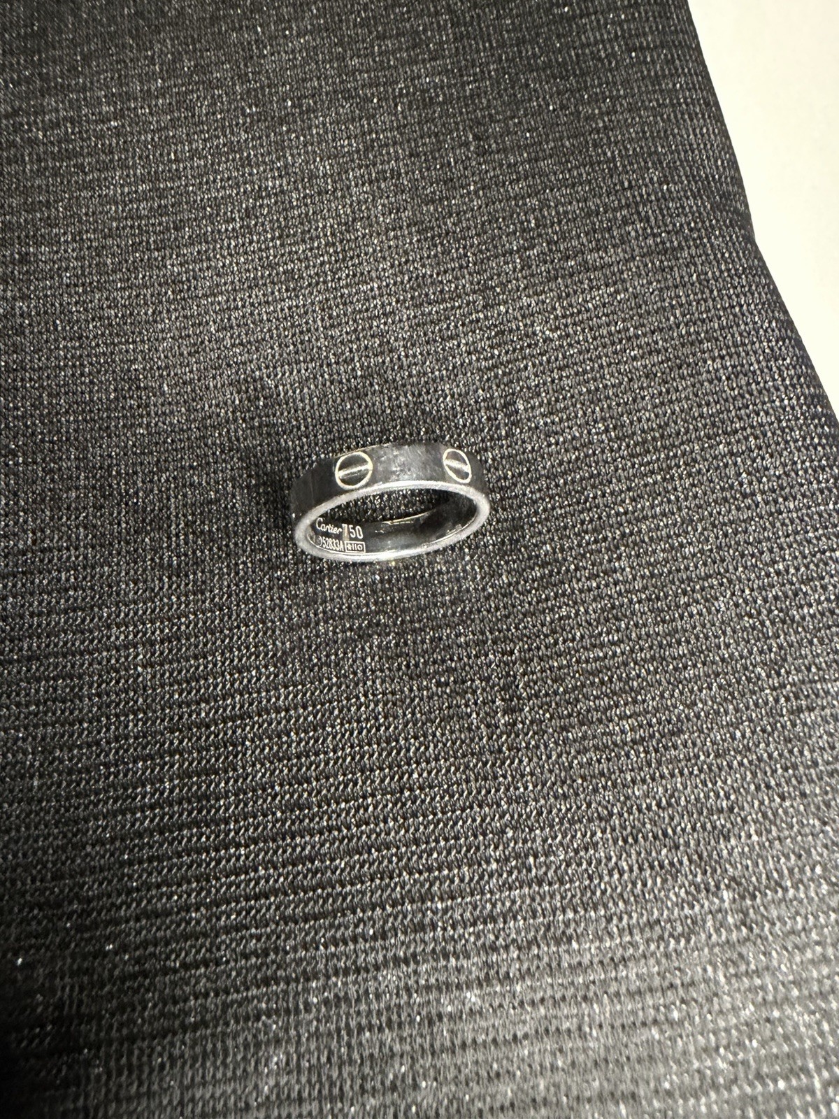 Cartier Love Ring 18K White Gold Size 7