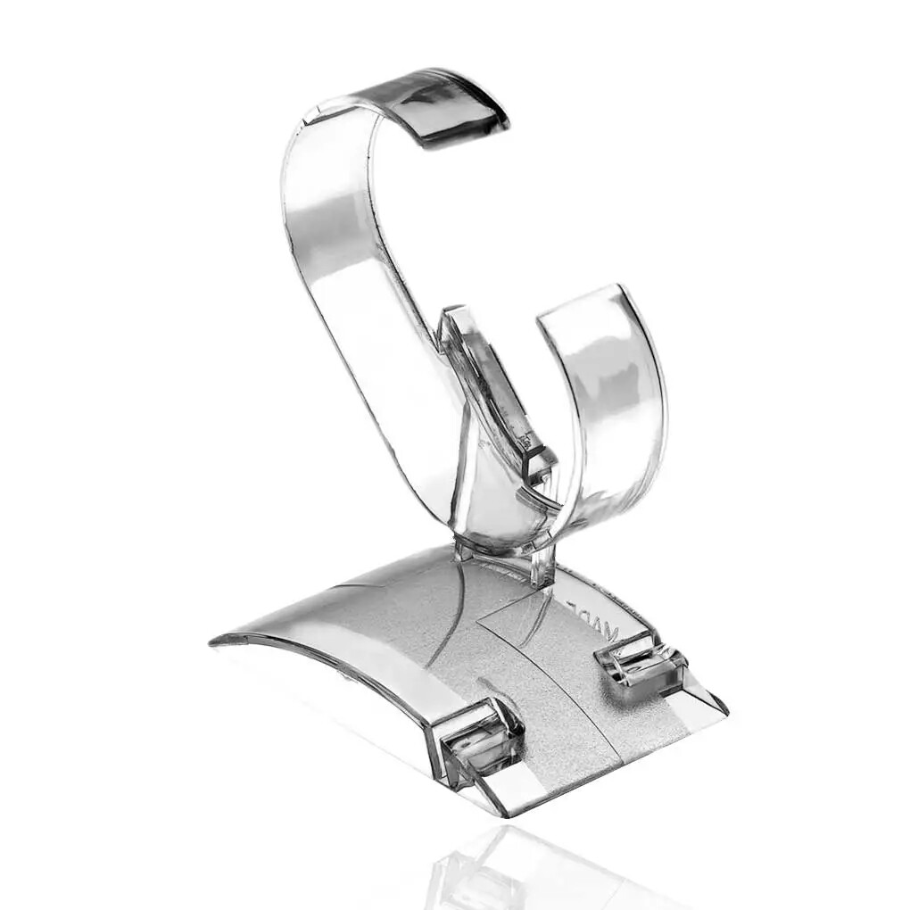 Wholesale Clear Plastic Wrist Watch Display Stand Holder Bracelet Racks Showcase