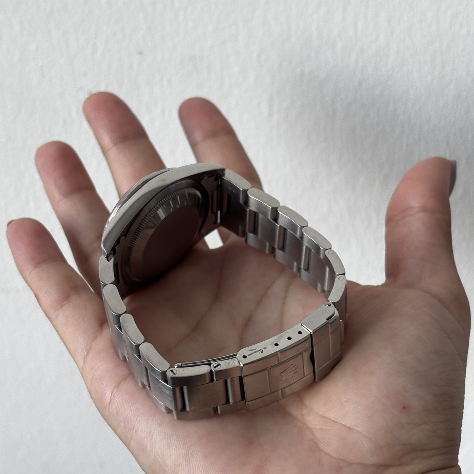 Rolex Explorer 14270 Automatic Black Dial SS Watch w/ Box & Papers