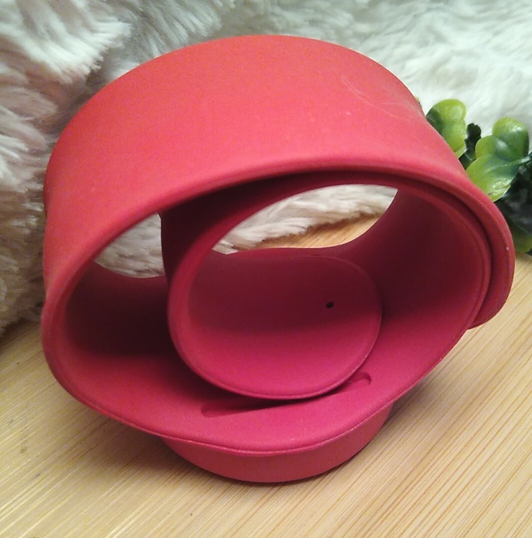 SLAPPIE Original Silicone Slap Watch RED 💫WORKS💫, Pre-owned !