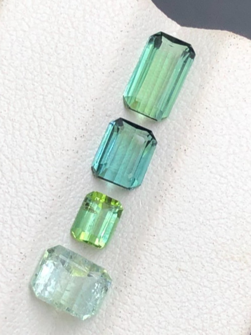 2.87ct Natural Mixed Color Unheated Loose Tourmaline Gemstone Lot For Jewelers.