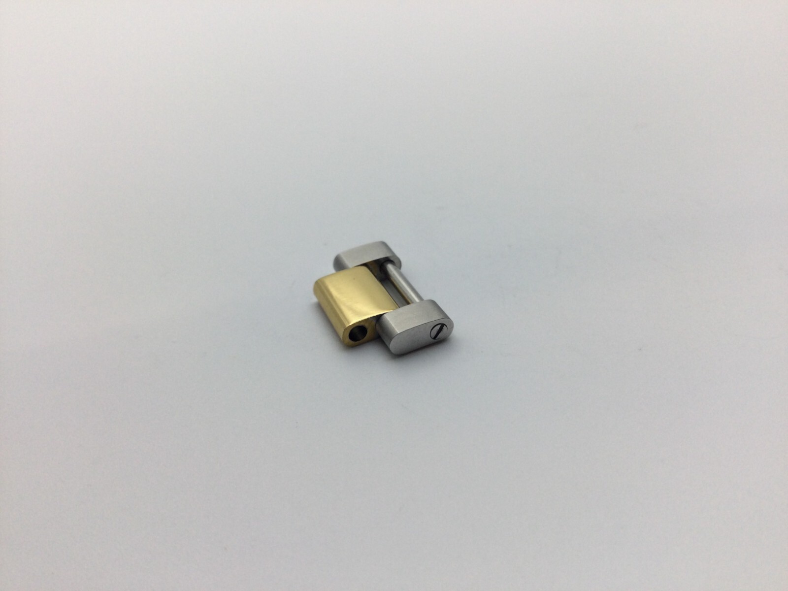 TOP QUALITY 15.5MM CNC FORGED TWOTONE HALF-LINK FOR ROLEX GMT DATEJUST SUB SHINY