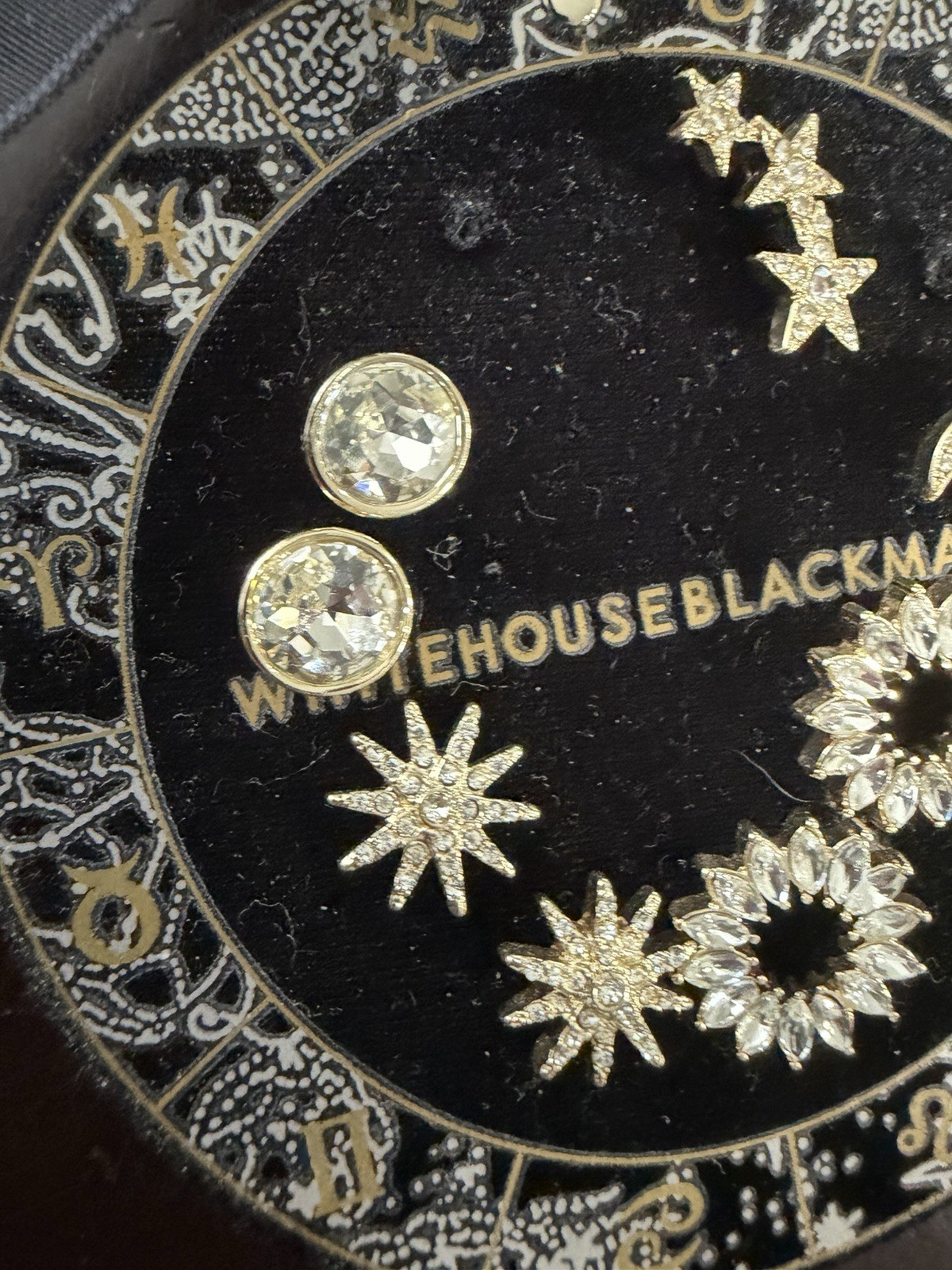 White House Black Market Star Small Stud Earrings New