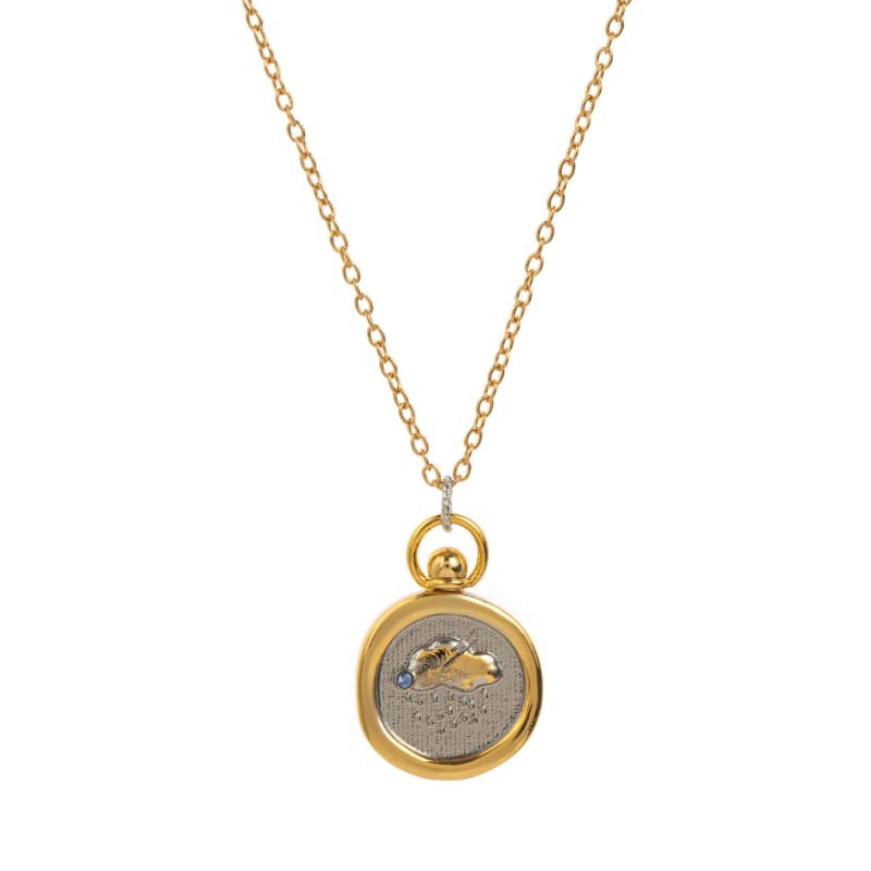 Zodiac Pendant Astrology Choker Horoscope Sign Necklace Constellation Charm Link
