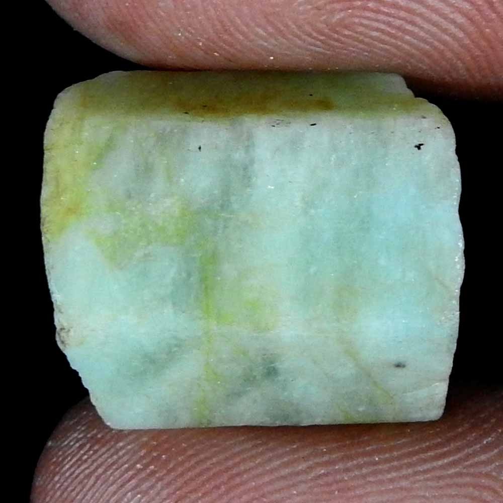 30.70 Cts Natural Aquamarine Brazil Rough Loose Gemstone 17x15x12