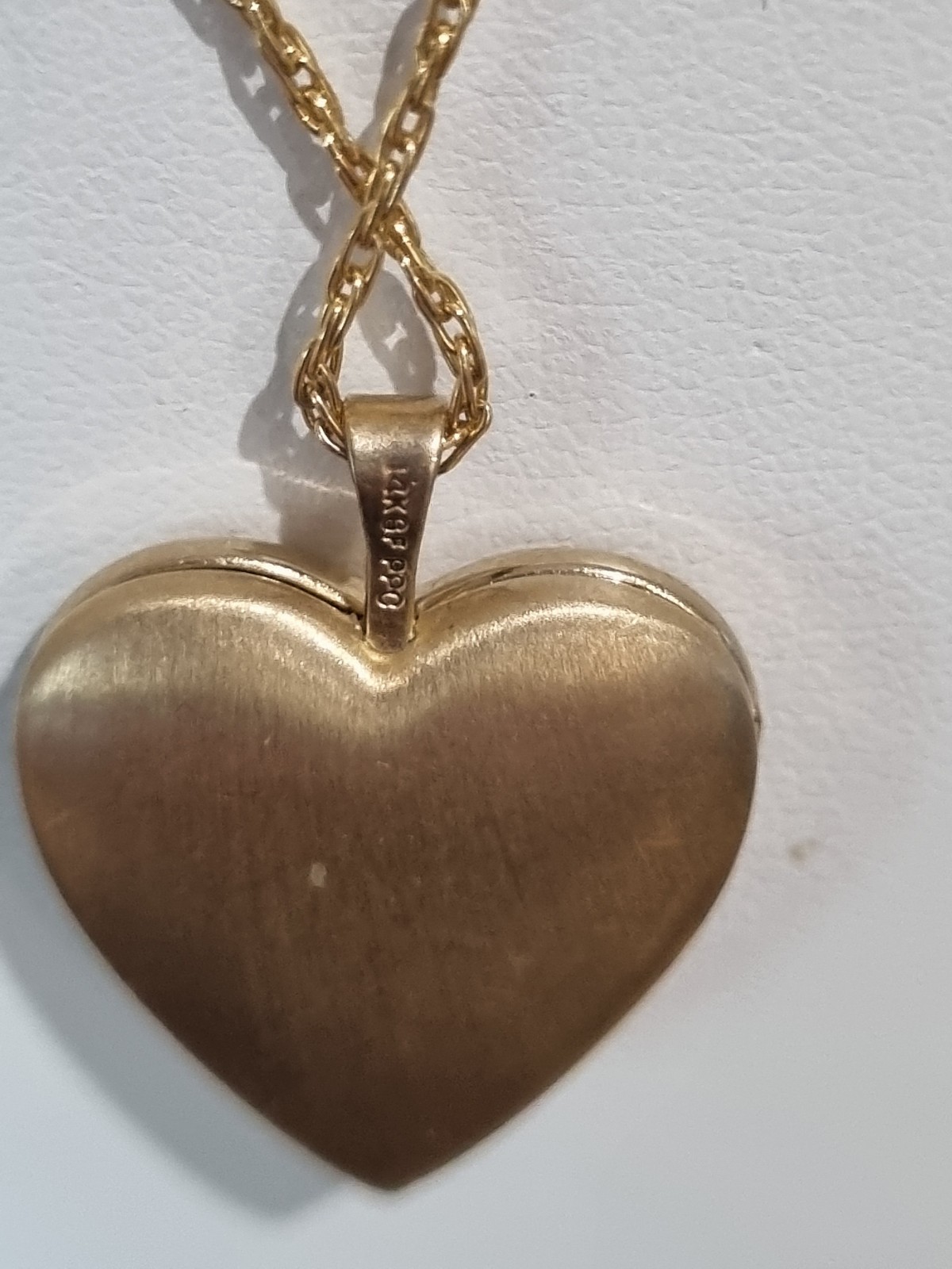 Vintage 14K GF Real Rosebud Heart Locket PPC USA 12K GF Chain 1960-70s See Video