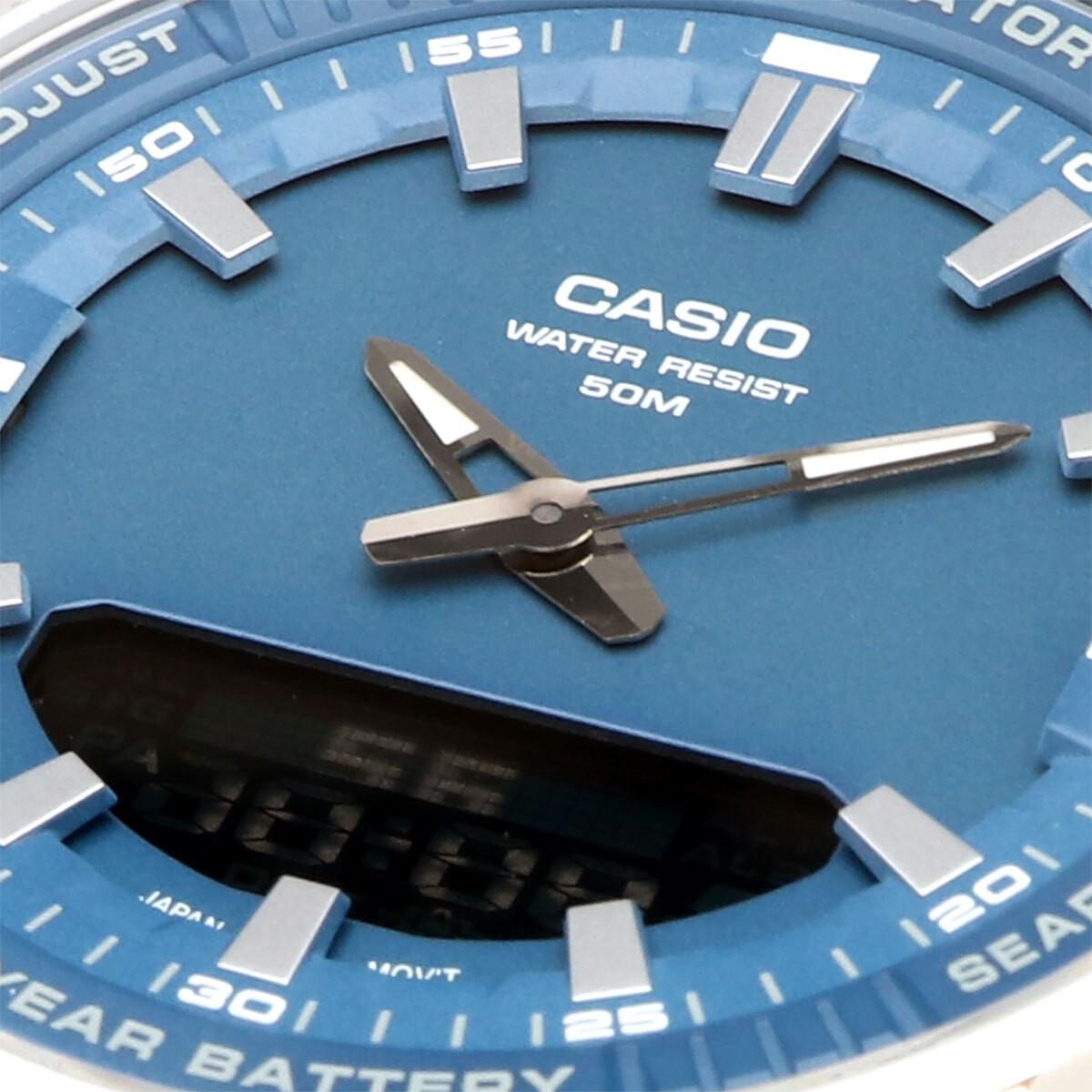 CASIO AMW-880D-2A1V Men’s Ana-Digi World Time Quartz Watch Blue New