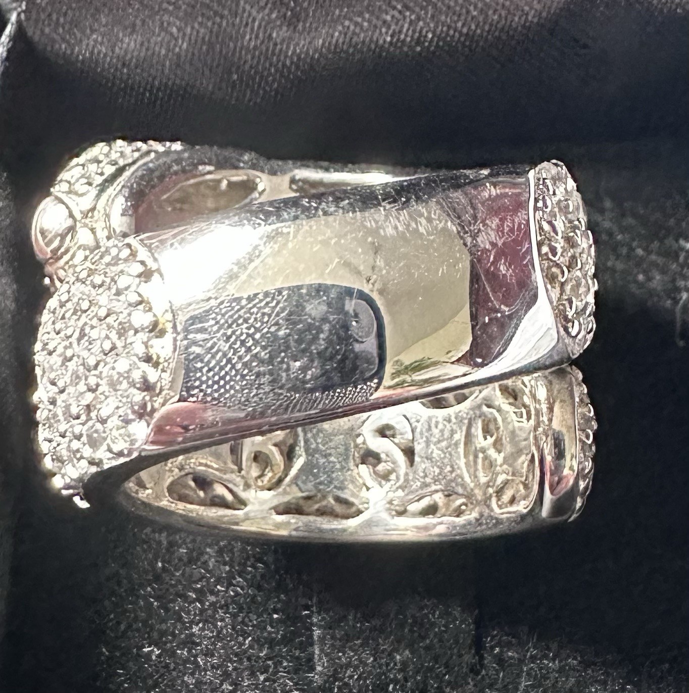 SONIA BITTON PANTHER RING 925 STERLING SILVER ~ Size 5 ~ SHOPNBC