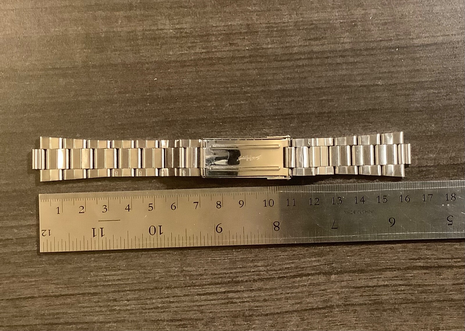 Speidel Stainless Dive Watchband Flip Lock Clasp Heavy Folded Link No End Pieces