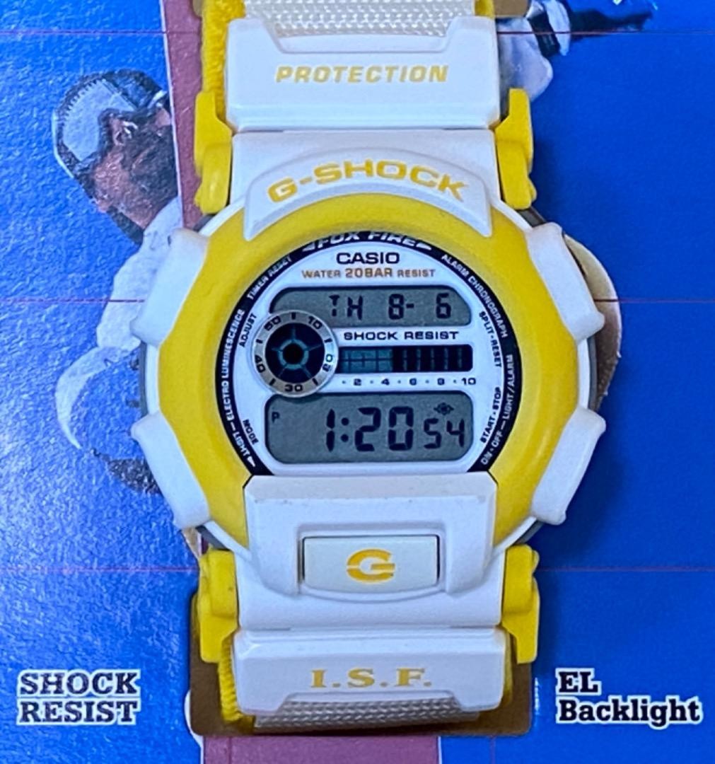 G-SHOCK ISF Limited Edition DW-003IS-9T Wristwatch White Yellow Digital New