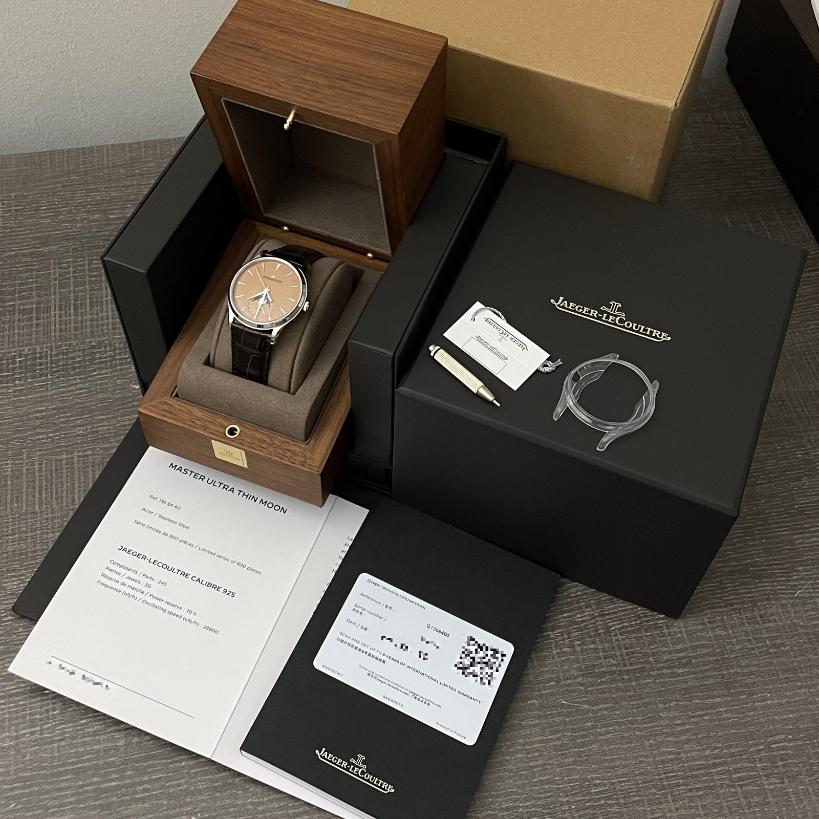 Jaeger-LeCoultre Master Ultra Thin Moon UNWORN 2026 Copper Dial Limited Watch