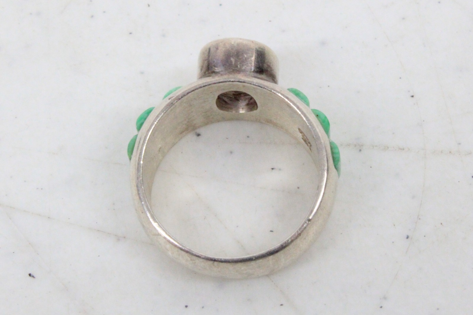 Vtg Jay King DTR Mine Finds Multi-Stone 9G 925 Sterling Silver Ring Sz 8.75