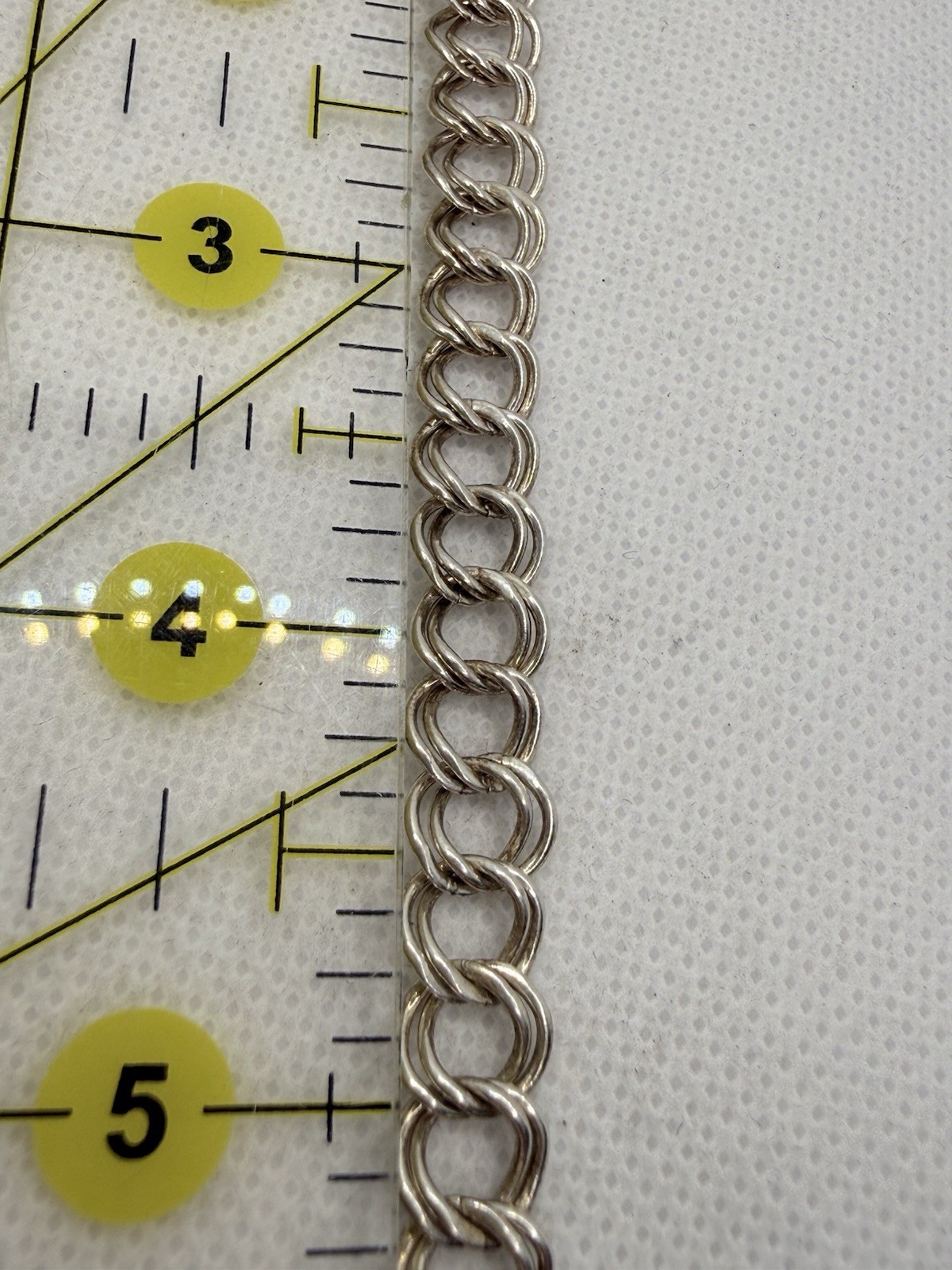.925 Sterling Silver Prochain Bracelet Chain 7.25in 10 gr