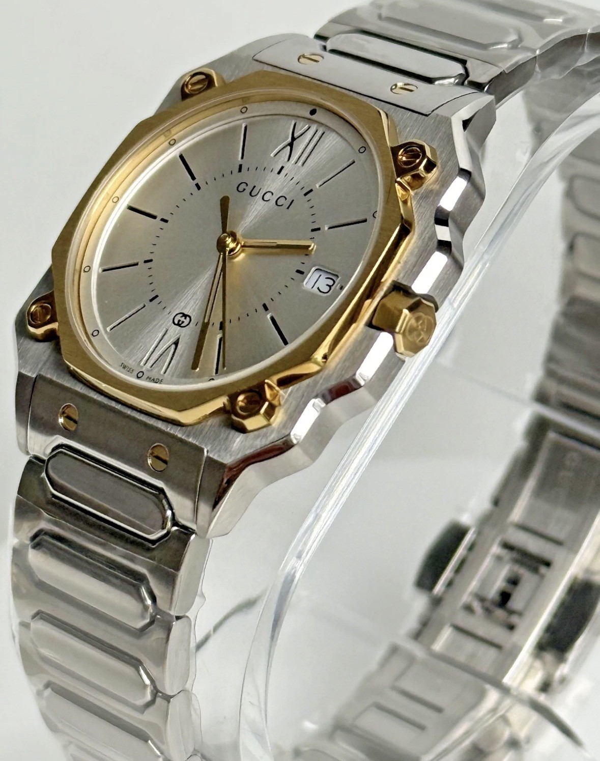 Gucci G-FLAT YA166506 Quartz Gucci Watch Square Watch Gold Watch Unisex