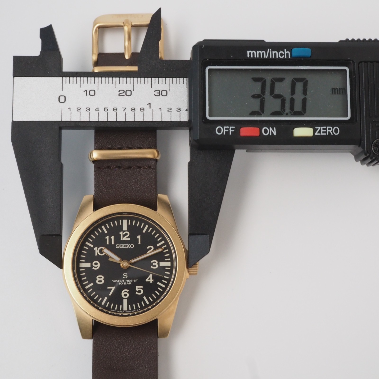 SEIKO SUS NANO Universe Limited Edition SCXP174/7N01-0KS0 Quartz Gold Box