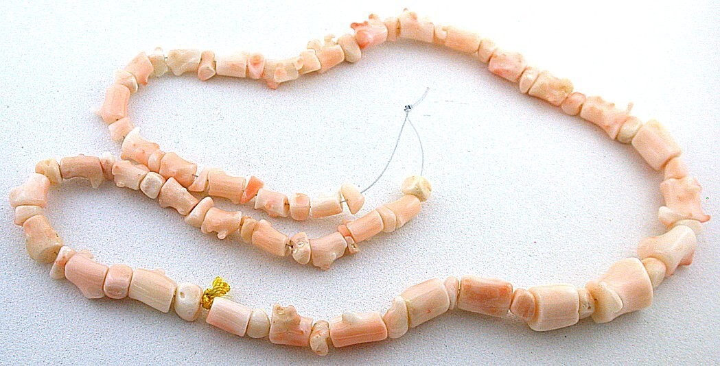 5.5mm To 11mm Branch 3mm 4mm Chip Spacer Italian Angel Skin Coral Bead Strand