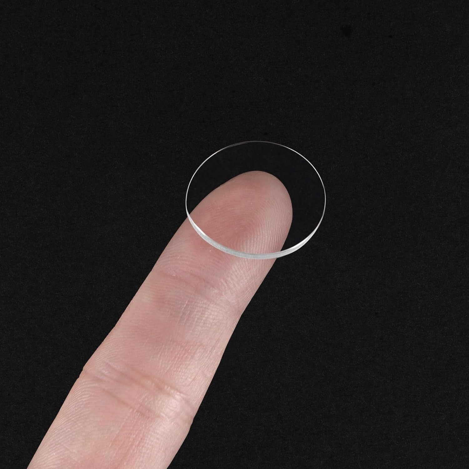 19.5mm Sapphire Crystal Watch Glass Lens Single Dome Replacement 1.3mm Thickness