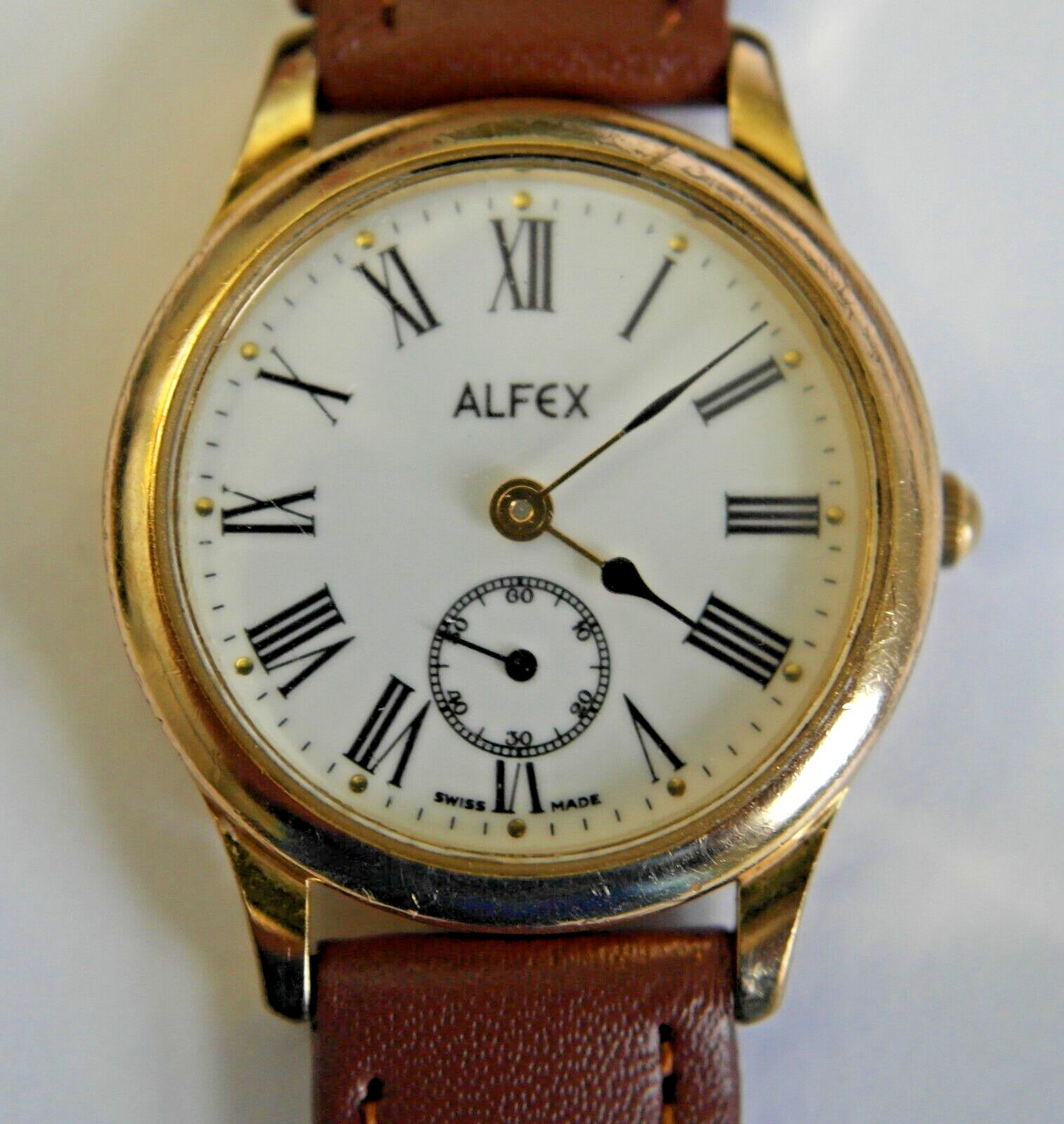 ALFEX 4659 Swiss Made Gold Women’s Wristwatch