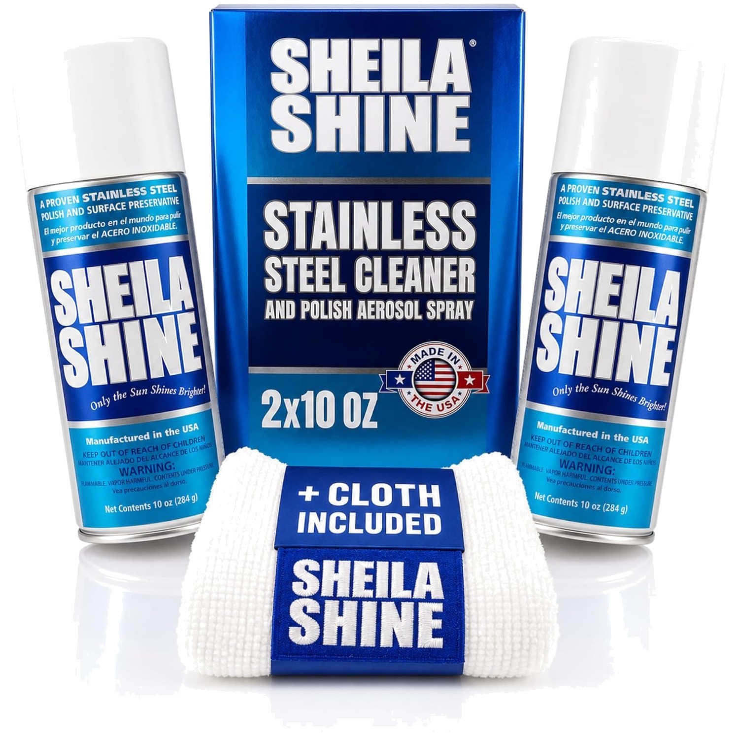 Multi-Surface Stainless Cleaner & Polish – 2 Pack