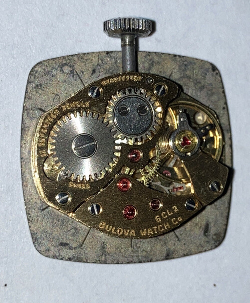 Vintage Bulova 6CL2 17 Jewels Ladies Women’s Watch Works