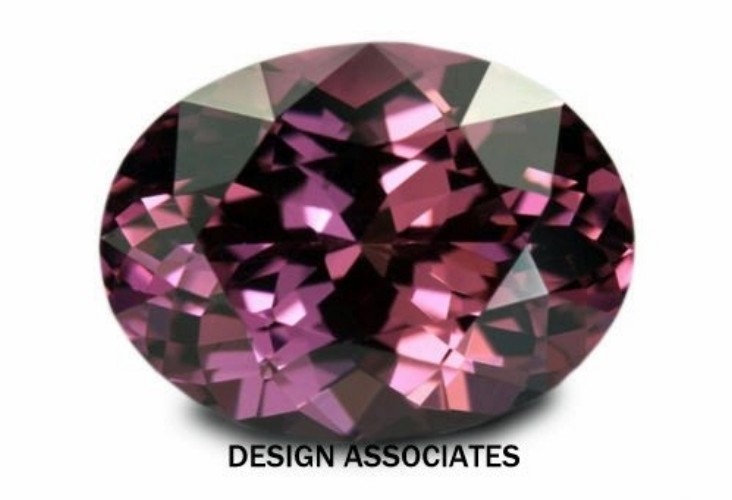 RHODOLITE GARNET 7 x 5 MM OVAL CUT BEAUTIFUL COLOR