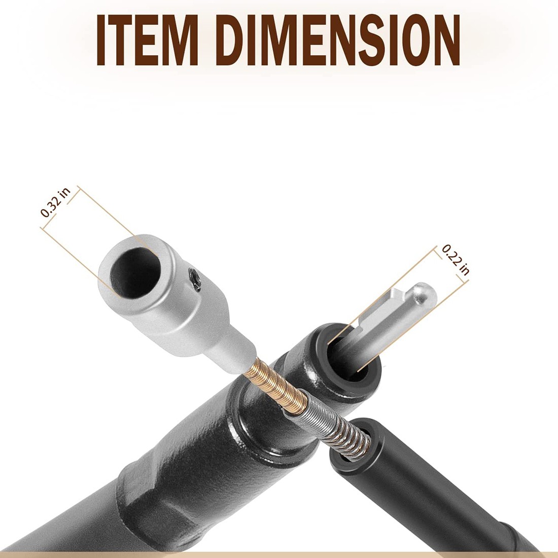 For Foredom Flexshaft Inner Shaft & Outer Sheath Set for CC LR S SR TX Series