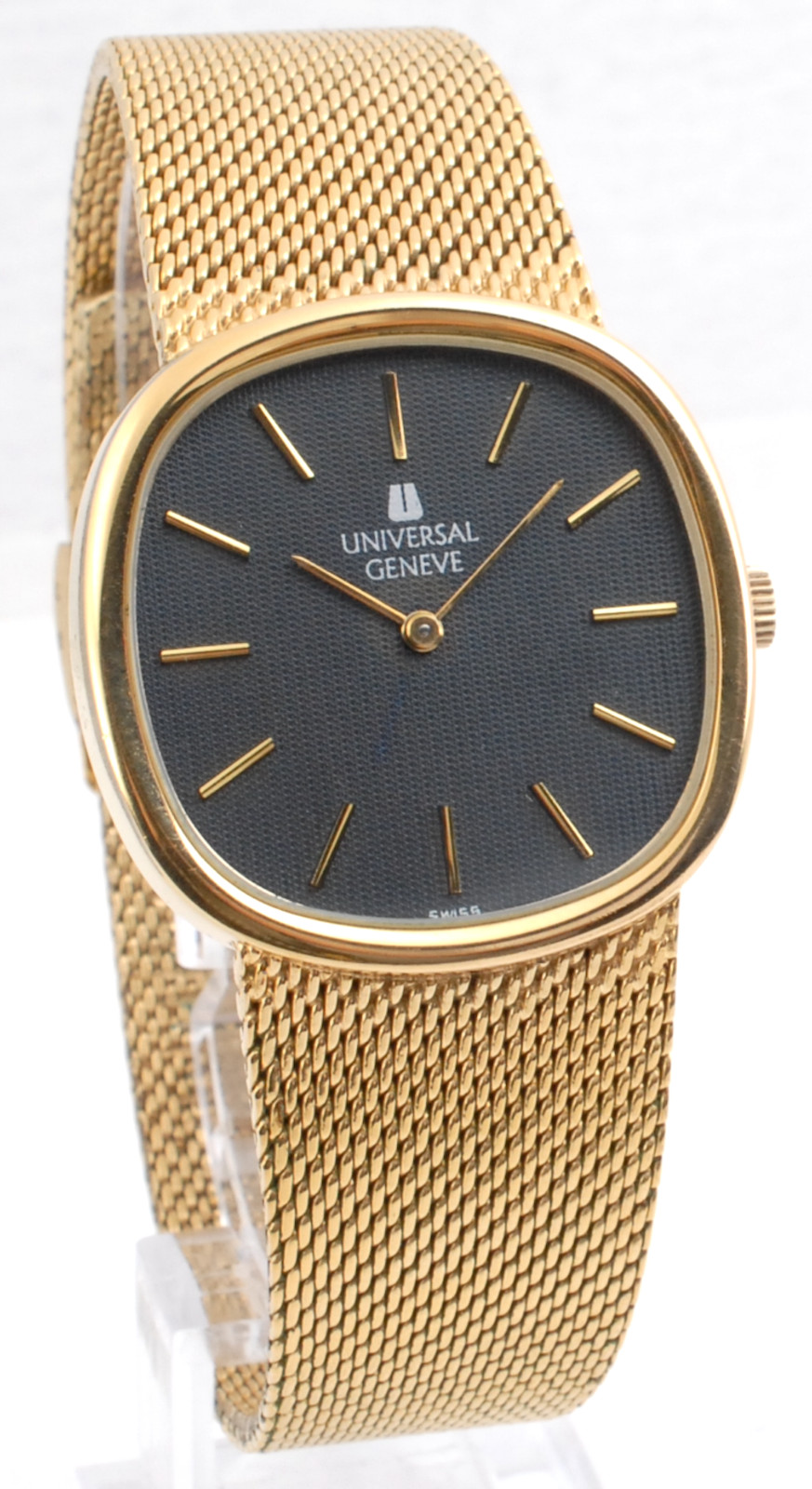 Rare UNIVERSAL GENEVE square Manual 1-42 VINTAGE gold electroplated G 10
