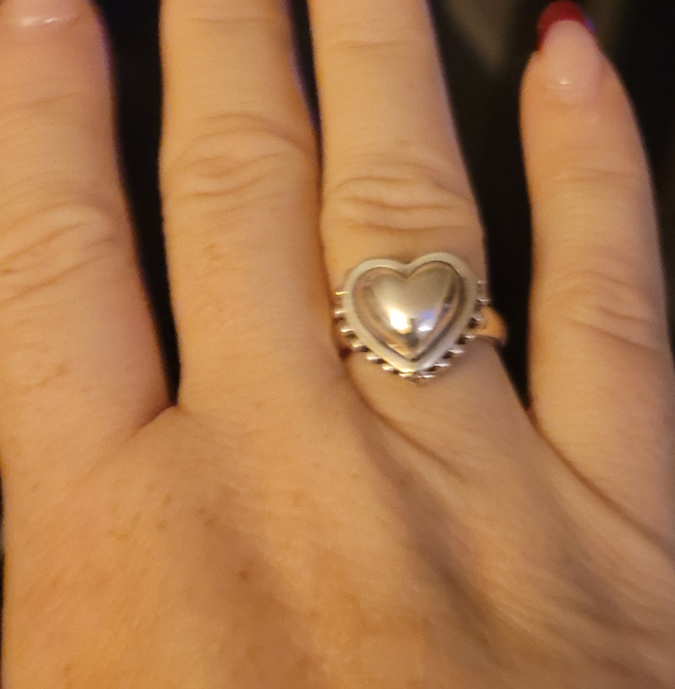 Brighton Bold Heart Ring Size 7 New Free Gift!!