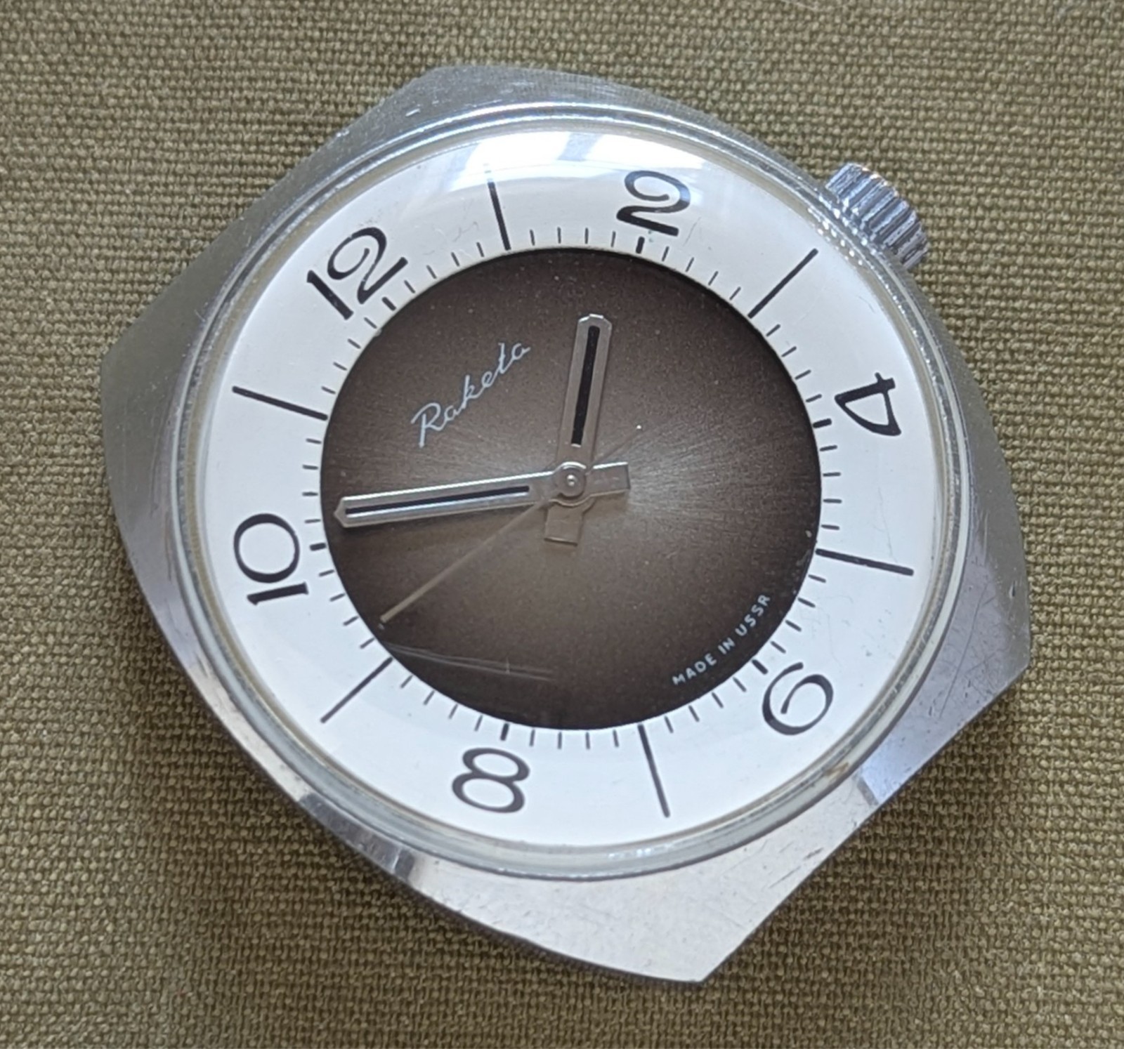 soviet-era vintage Raketa by PChZ men’s watch ussr made