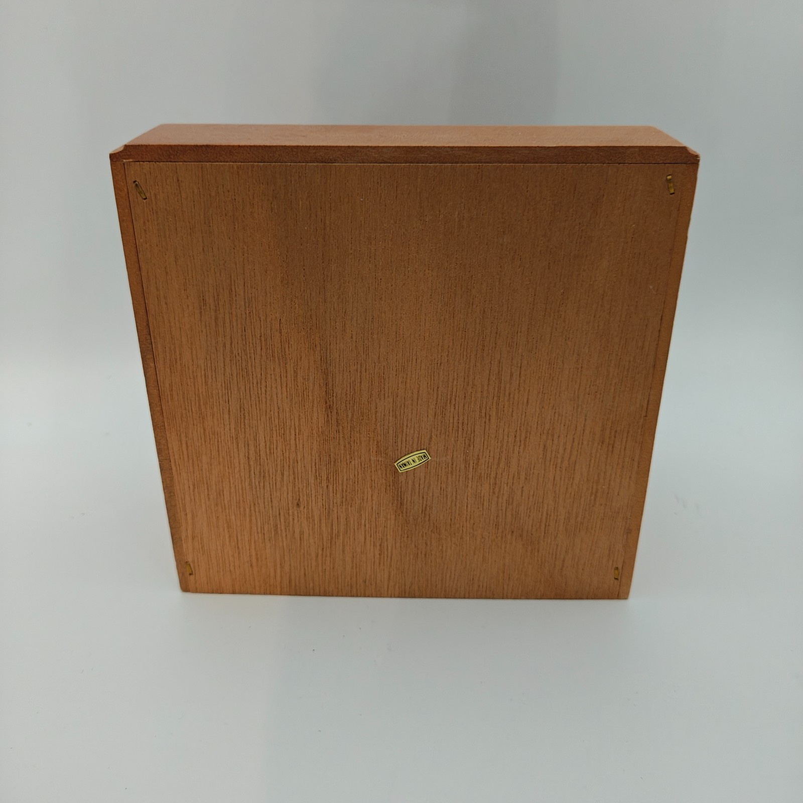 Vintage Wooden Roll Top Jewelry Box Mini Desk Organizer Drawers Made in Taiwan