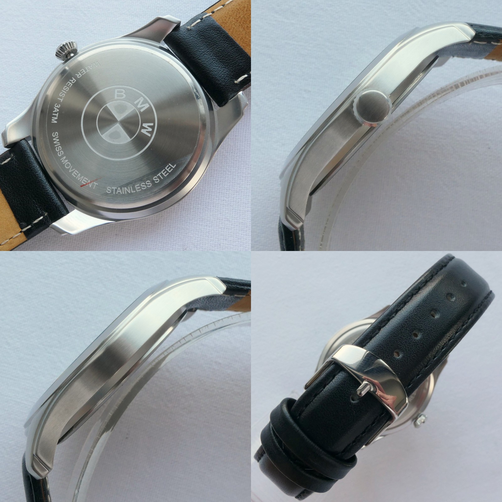 BMW Classic Pilot Racing Driver Sport Car Accessory Swiss Movement Luxury Watch