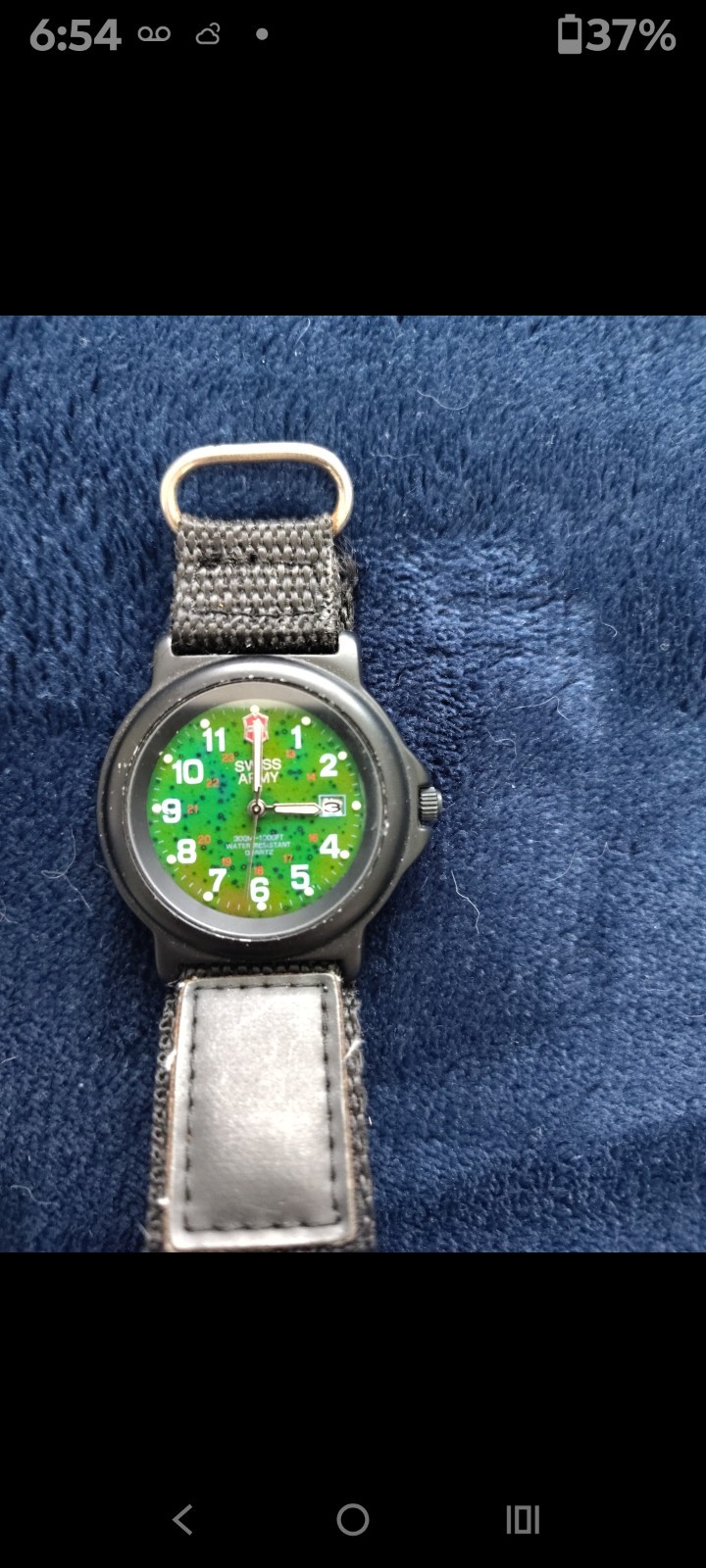 Swiss Army 90s Vintage Renegade Color Changing Dial Works Softband Glows In Dark