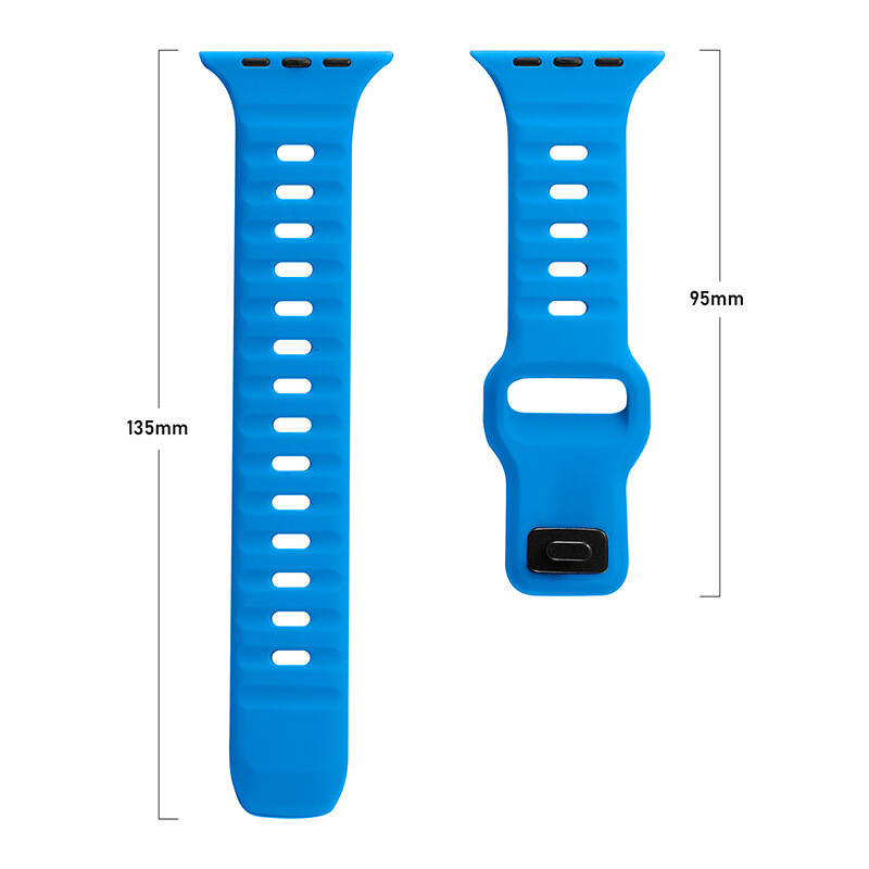 For Apple Watch Series Ultra 11 10 9 8 7 5 Silicone Sport Strap Band 38/49mm