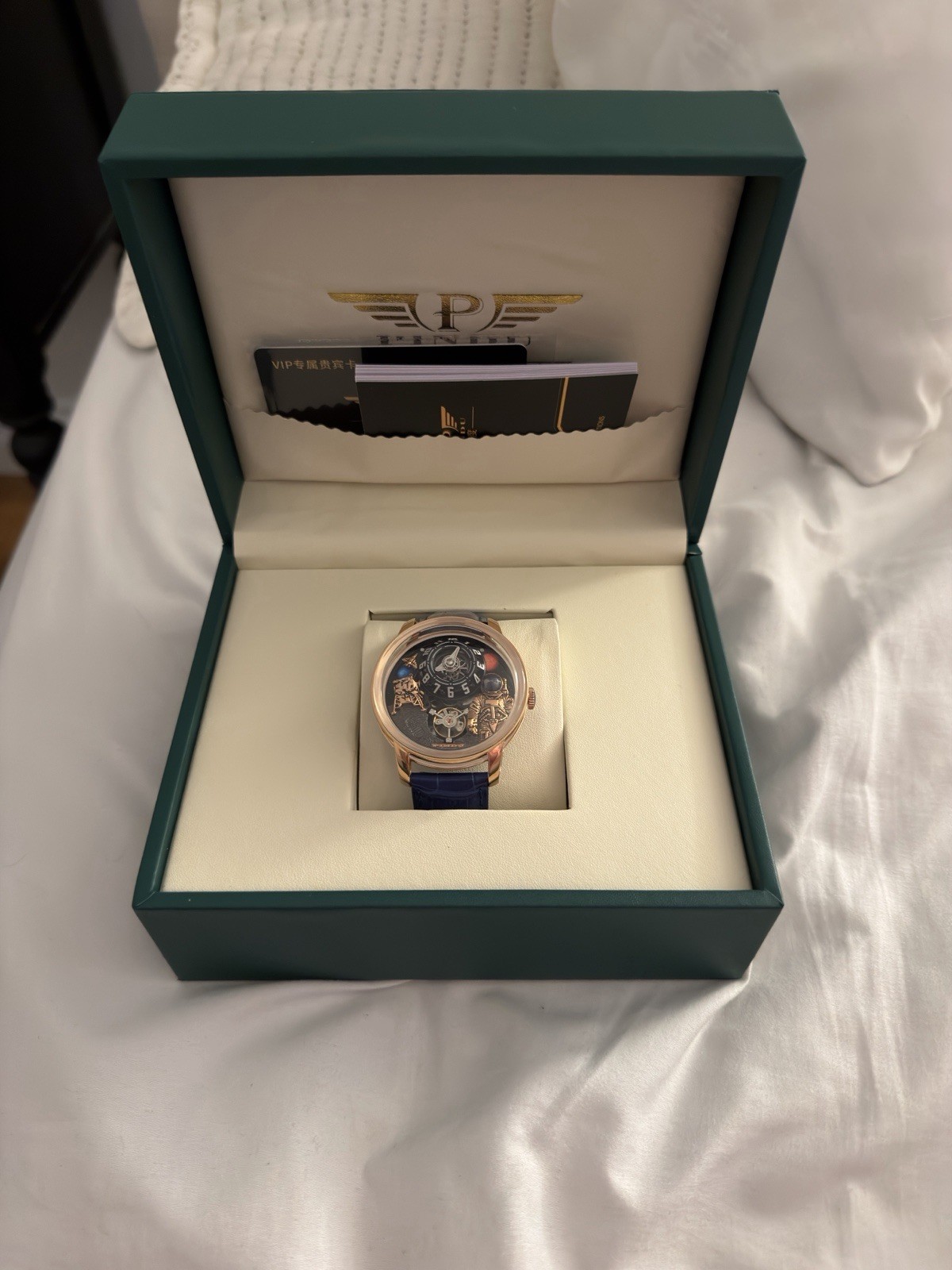PINDU Men’s Automatic Watch 45.5mm Steel Sapphire Crystal 30M Design PD6630