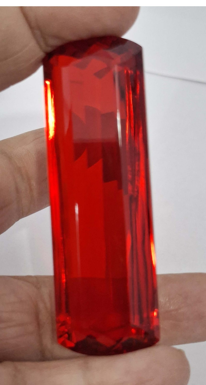 Red Topaz Fancy Long Cushion Cut 200-202 Ct Natural Brazil Loose Gemstone RK813