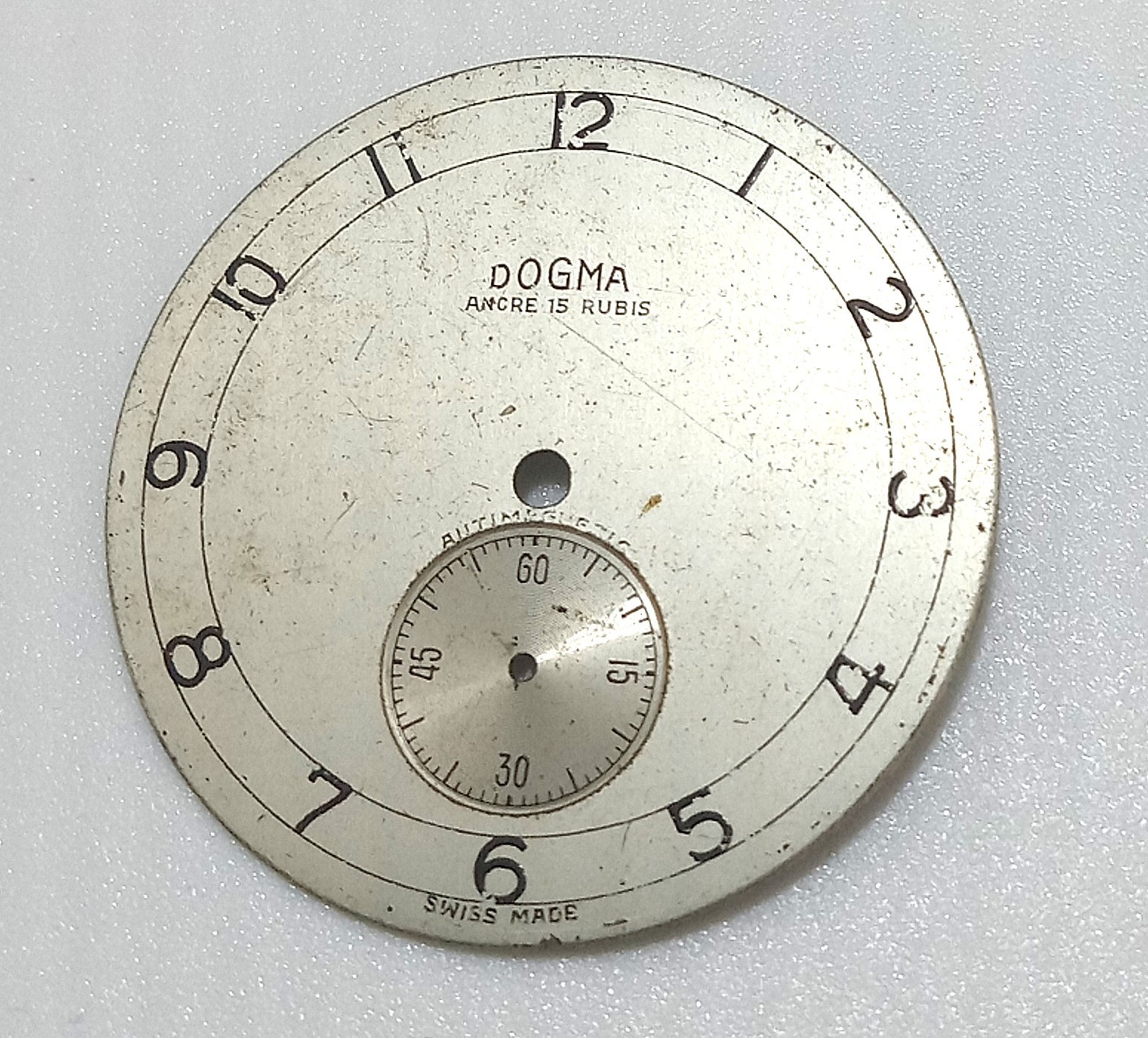 Vintage Dogma Watch Dial