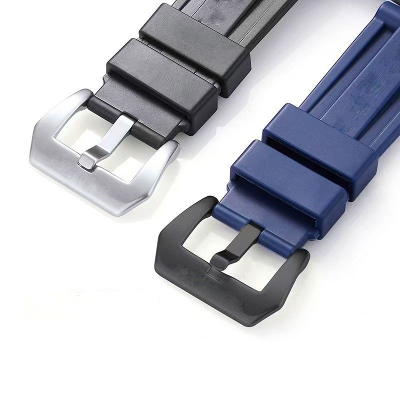 22mm 24mm FKM Fluoro Rubber Watch Band Watch Strap Fits Panerai PAM616/441/312
