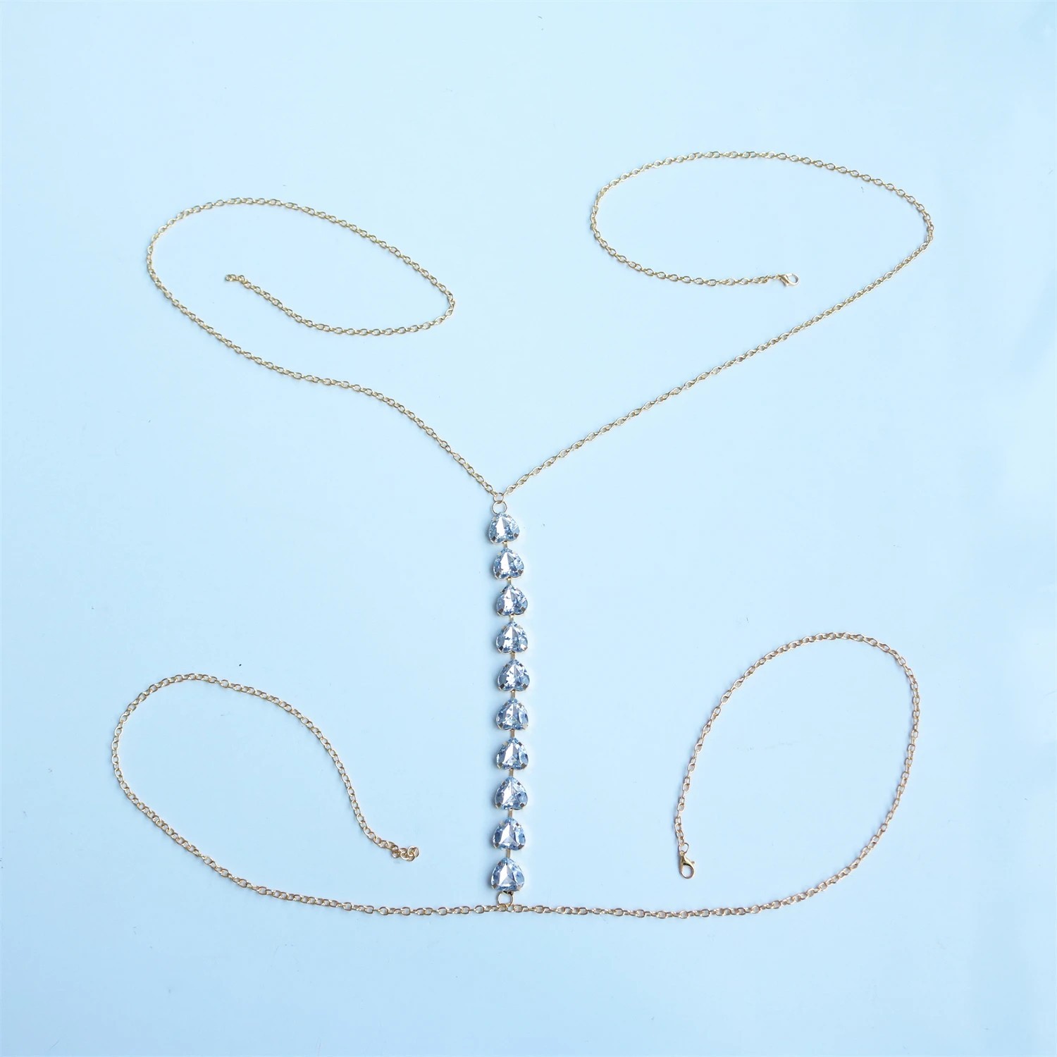 Womens Chest Body Chain Necklace Clavicle Jewelry Bikini Party Fashion Accessory